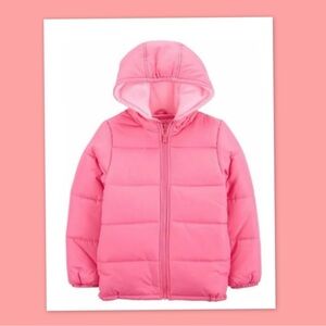 Carter's Cozy Quilted Puffer Coat for Toddler’s ~ Size 4T